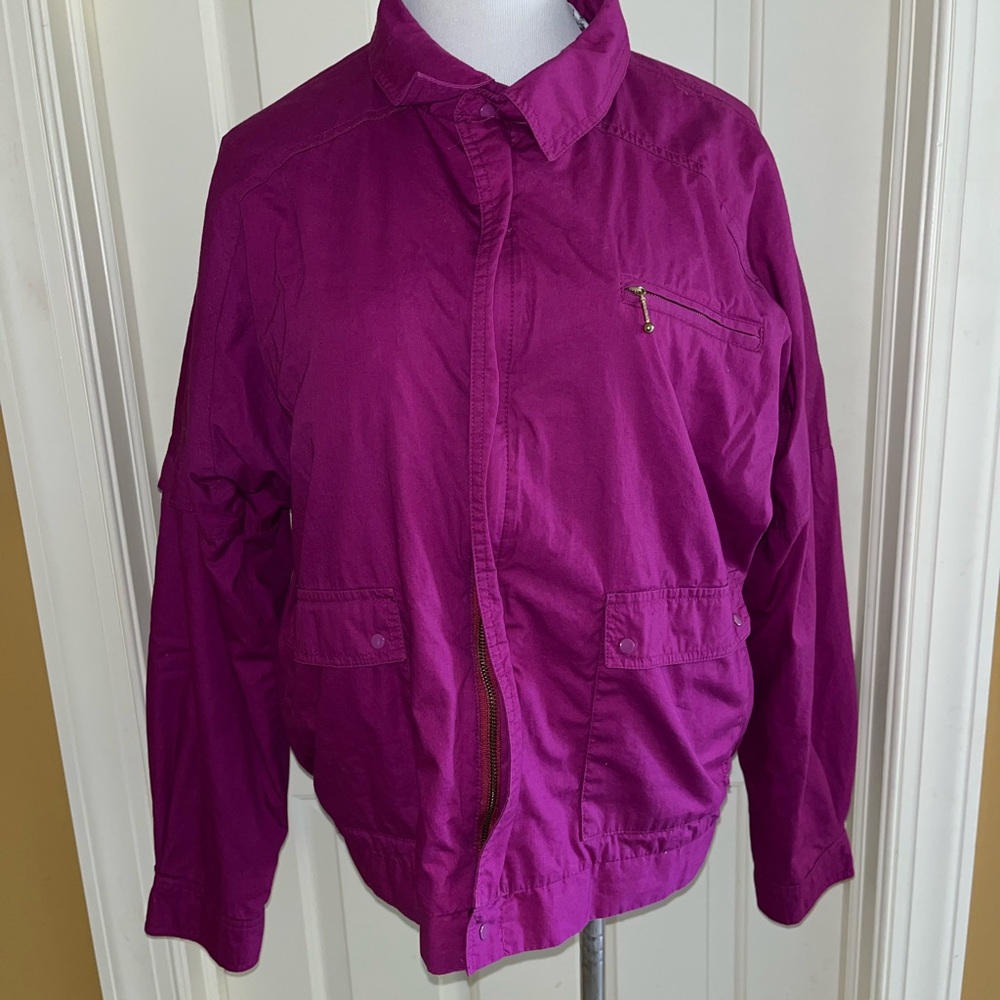 Vintage Pierre Cardin Women’s Purple Jacket Size Large